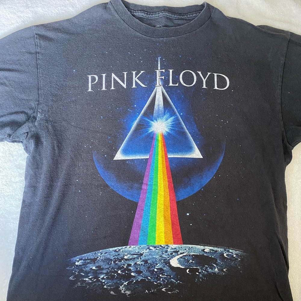 Liquid Blue Pink Floyd Band Tee